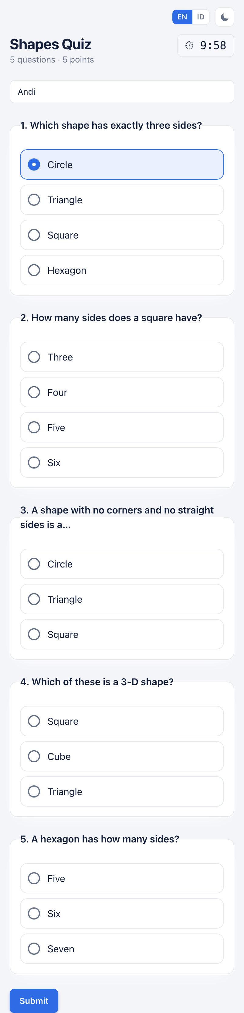 From a pop quiz to a full SNBT try-out